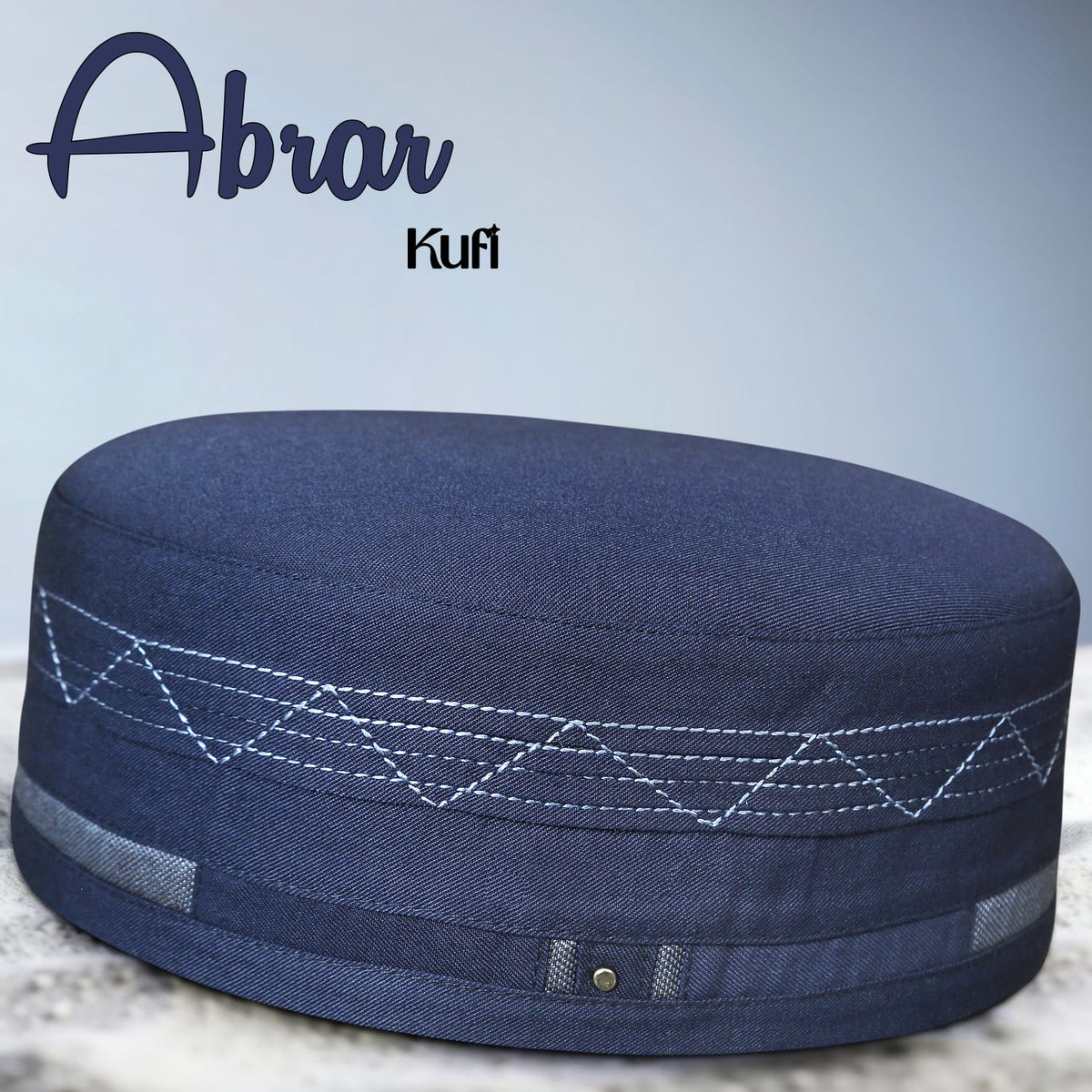 Abrar Kufi Cap – Muslim Prayer Cap for Men for Everyday Wear