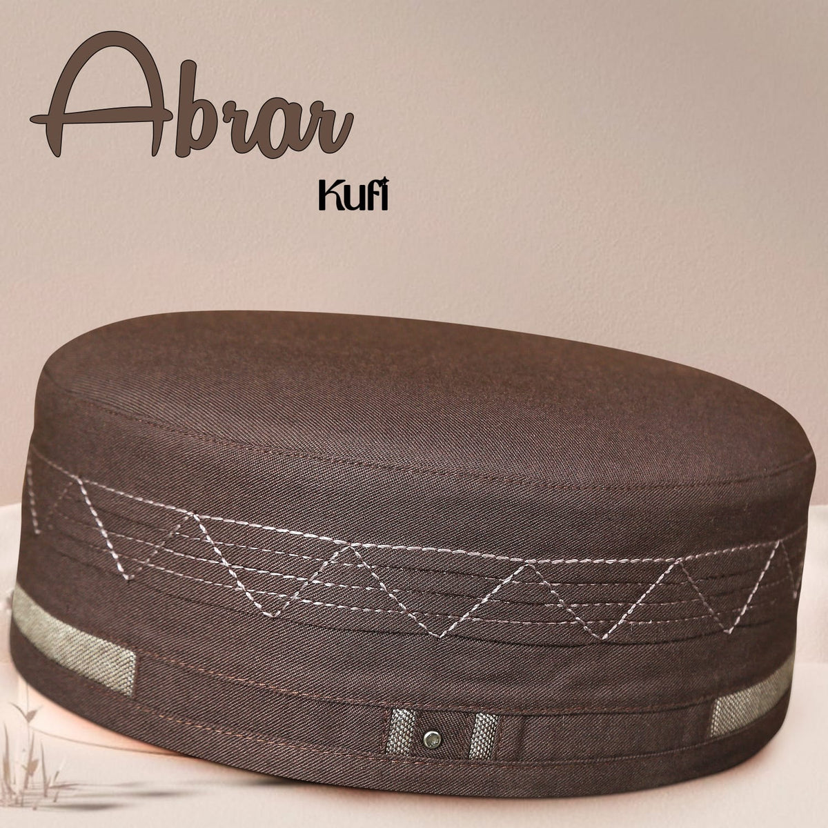 Abrar Kufi Cap – Muslim Prayer Cap for Men for Everyday Wear