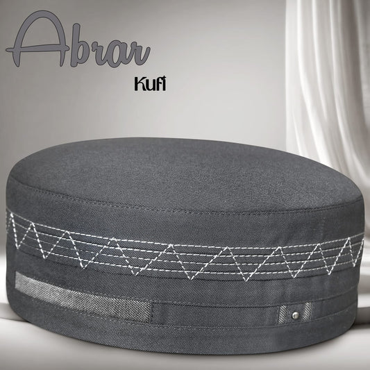 Abrar Kufi Cap – Muslim Prayer Cap for Men for Everyday Wear