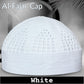Al-Fajar Premium Knitted Kufi – Poly-Cotton Mesh Islamic Prayer Hat