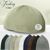 Turkey Knitted Kufi Cap (Pack of 6) – Premium Lightweight Turkish Style Islamic Cap